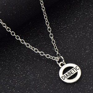 Diabetic Medical Alert Necklace